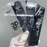 3D Randloze Heldere Gehard Glas It's Me OG Schermbeschermer Grote Boog Transparante Schermbeschermer voor iPhone 16 17 18 Pro Max