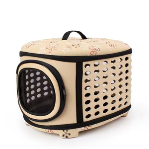 Soft Collapsible Pet Carrier Pet Handbag Outdoor Travel Cages Light Weight Farewell to Stuffy - Product Image 2
