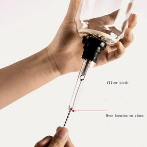 Cafetière à siphon moderne pour <span class=keywords><strong>3</strong></span> tasses, cafetière à vide écologique, pot à siphon à thé, machine à café contemporaine avec filtre - Product Image 5
