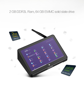 Qunshi Pipo X8S Tablet PC 7inch Windows 10os Intel <span class=keywords><strong>Celeron</strong></span> n4000 Quad core <span class=keywords><strong>1</strong></span>.83GHz mini máy tính 64G tất cả trong một Mini PC - Product Image 6