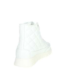 Candice Copper Donna Sneakers, chaussures de style basket-ball blanches - Product Image 3