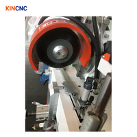 Affûteuse de couteaux KINCNC entièrement automatique à haute efficacité contrôlée par PLC, fonction scie à ruban, conception portable, haute performance