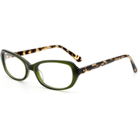 Monture de lunettes optiques Elan Optical YB6617, style rétro œil de chat ovale, unisexe, en acétate, sans peinture, vente flash, directement de l'usine