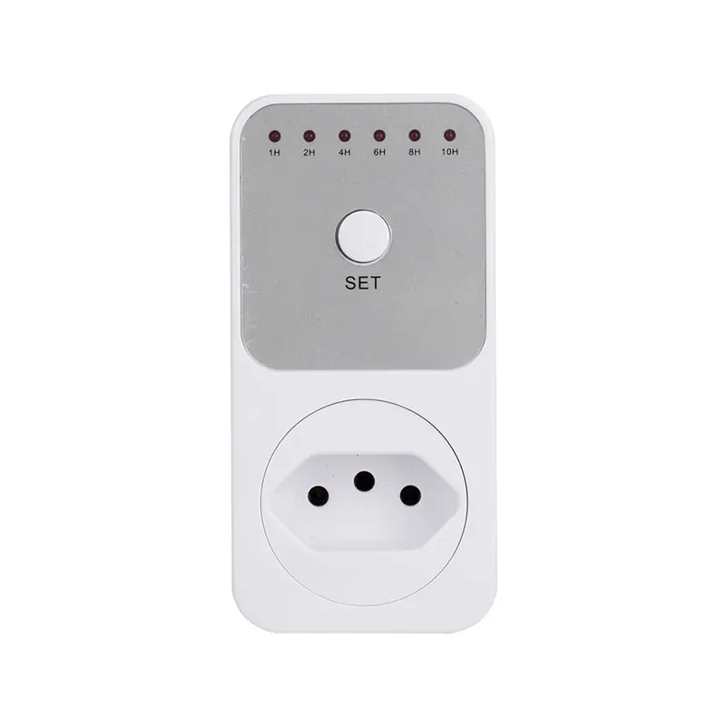 Mini LED 1h-10h geri sayım sayacı anahtar priz Plug-in zaman kontrol mutfak elektrikli cihaz için BR tak