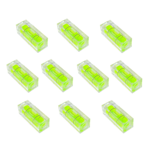Nível de Bolha <span class=keywords><strong>Mini</strong></span> Quadrado 10x10x29mm, Nível de Bolha Pequeno Não Magnético, Ferramentas de Medição de Precisão - Product Image 1