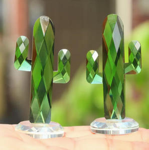 <span class=keywords><strong>Cactus</strong></span> de Cristal, Bonito <span class=keywords><strong>Cactus</strong></span> de Vidrio, Soporte para Anillos, Decoración - Product Image 4