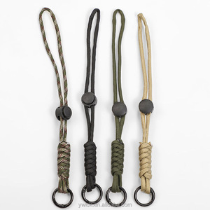 Sangle de poignet anti-perte avec mousqueton et porte-clés, boucle ronde pour <span class=keywords><strong>le</strong></span> camping, la randonnée et les voyages - Product Image 2