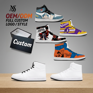 One-Piece Order Kid Anime Custom High-Top Campus Activity Ankle-Protecting <b>Personalized</b> Anime Pattern Custom Kid Shoes - Product Image 3