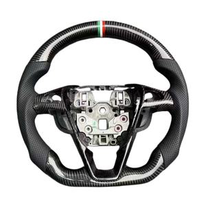 Volant <span class=keywords><strong>sport</strong></span> personnalisé en fibre de carbone véritable et cuir avec écran LED pour Focus St Mondeo <span class=keywords><strong>Fiesta</strong></span> <span class=keywords><strong>Mk3</strong></span> Mk7.5 Mk8 - Product Image 6