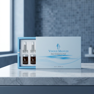 VOGUE MANLIN Tratamientos para la Caída del Cabello, Suero para el Crecimiento del Cabello, Ampollas de Restauración Capilar 6ml 5 Piezas/Caja 3 Años - Product Image 3