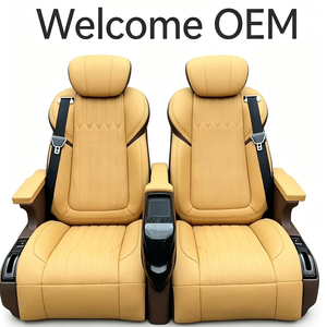 Asientos de Coche Modificados <span class=keywords><strong>SkyFly</strong></span> 1.0 VIP, Asiento de Cuero Premium para Sedán, SUV, LC300, LC200, LX600, LX570, Actualización Universal con Masaje - Product Image 1