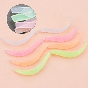 Lot de 4 paires de coussinets en silicone colorés pour rehaussement de cils, kit de bouclage de cils en gelée, protection pour permanente de cils, coussinets en silicone pour lifting de cils en salon - Product Image 2