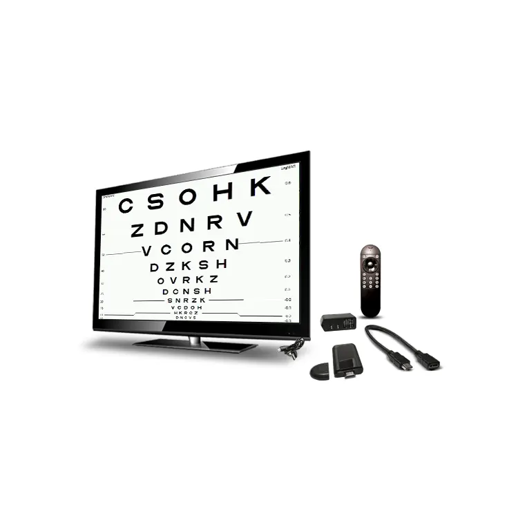 目の病院のためのCE認定視力テストアイチャート/LED視力チャート/視覚視力チャートソフトウェアシステムの最高のディーラー価格
