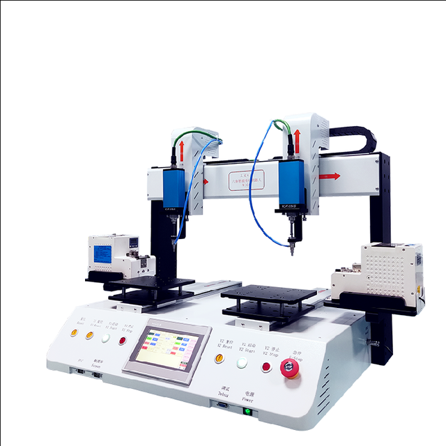 Desktop Automatic Screw Tightening Robotic Screwdriver Machine with Motor Core Component 1 Year Warranty