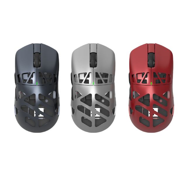 ODM 5D Magnesium Alloy Lightweight Right Ergonomics Gaming Mouse 2.4G BT Wired Three-mode with RGB Lighting in Stock