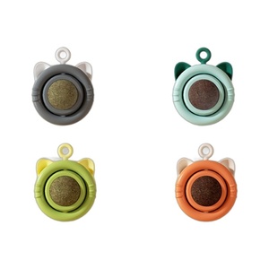 새로운 친환경 개박하 공 장난감 회전 치아 갈기 치아 청소 물기 방지 고양이 간식 자기 자극 핥기 공 - Product Image 5