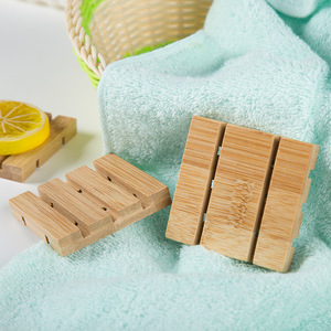 Porta sapone in legno personalizzato per Hotel da <span class=keywords><strong>viaggio</strong></span> in bambù naturale impermeabile antiscivolo semplice portasapone per bagno - Product Image 4