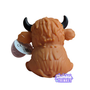 Juguete Blandito Antiestrés de Vaca Highland de 15 cm, Relleno de Harina, el Más Vendido Transfronterizo - Product Image 6
