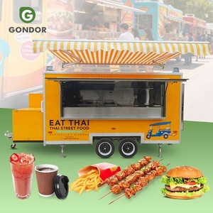 Food Truck <span class=keywords><strong>Mini</strong></span> Hot Dog Carros De Comida Carrito Stand Foodtruck Catering Trailer Hotdog Charcuterie Cart - Product Image 1
