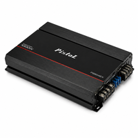 Amplificateur de voiture 4 canaux classe AB 120W RMS par canal, amplificateur audio pour système de mise à niveau des haut-parleurs, avec crossover passe-hautes et passe-bas