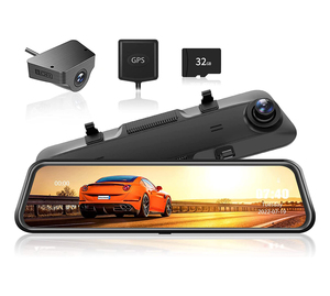 กล้องติดรถยนต์ Wolfbox G840H รุ่นมองกลางคืนแบบ HD เลนส์คู่ หน้า-หลัง พร้อม Wifi และกระจกมองหลัง - Product Image 1