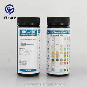 Papel <span class=keywords><strong>de</strong></span> Prueba para Muestras <span class=keywords><strong>de</strong></span> <span class=keywords><strong>Orina</strong></span> URS-10T, Puede Usarse para la Detección <span class=keywords><strong>de</strong></span> <span class=keywords><strong>Orina</strong></span> - Product Image 2