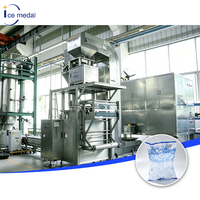 Ligne de production de glace en cubes de qualité alimentaire SUS304, compacte et automatique, 5 tonnes/24h, certifiée CE ISO