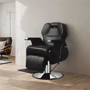 Sillón de Barbería Moderno de Cuero Sintético para Salón y Spa, Dedicado a la Peluquería Comercial - Product Image 5