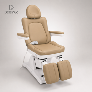 Cama Eléctrica Plegable <span class=keywords><strong>de</strong></span> Lujo Moderna con 3 Motores para Spa, Salón <span class=keywords><strong>de</strong></span> Belleza, Estética, Podología, Tatuajes, Pedicura y Manicura - Product Image 1