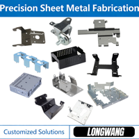 Fabrication sur mesure de tôles métalliques de précision en aluminium, acier inoxydable, cuivre, petites pièces électroniques