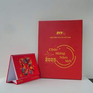 Custom Logo Printed Reusable 365 Days Standing Calendar Durable Desktop Decoration Convenient Year-Round Wholesale Display - Product Image 5