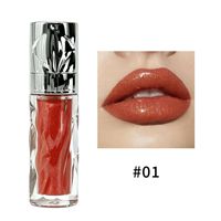 Gloss à lèvres multivitaminé personnalisé sans logo, production OEM/ODM sous marque privée, non collant, longue tenue, anti-transfert