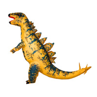 Costume gonflable de dinosaure Tyrannosaurus Rex pour adulte, design squelette à chevaucher, tenue de cosplay pour fête d'Halloween