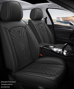 Fundas y Cojines Universales de Cuero PVC para Asientos de Coche con Soporte Lumbar para Civic, Corolla, Polo, Accord, Yaris - Estilo Ejecutivo - Product Image 6