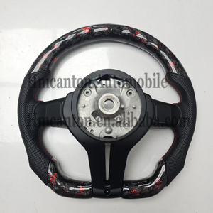 พวงมาลัยรถยนต์ BMW ซีรีส์ 3 ซีรีส์ 5 รุ่น F10 F20 F30 F90 F01 F02 ทำจากคาร์บอนไฟเบอร์คุณภาพสูงแบบเจาะรู  ขายดี - Product Image 4