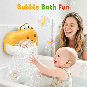 Juguetes de Baño para Bebés, Máquina de Burbujas de Baño Recargable con Forma de Dinosaurio y Música, Juguetes de <span class=keywords><strong>Bañera</strong></span> para Niños Pequeños, Generador de Burbujas para Niños - Product Image 6