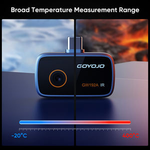 Caméra thermique GW192A 192x192 25Hz Type C, imageur thermique mobile pour iOS Android, inspection des panneaux solaires - Product Image 3