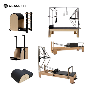 Matériel <span class=keywords><strong>de</strong></span> fitness personnalisé pour la gym : <span class=keywords><strong>Lit</strong></span> d'équilibre d'entraînement Pilates 2-en-1, Machine Reformer Pilates avec tour pour studio <span class=keywords><strong>de</strong></span> yoga et Pilates - Product Image 4