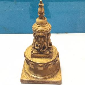 Newari Universe Buddhist Style <b>Resin</b> <b>Crafts</b> Stupas in Religious Style - Product Image 3