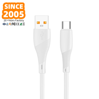 Kabel Data USB Type-C SDL Supplier Fast Charging 0.9m Bahan PVC 2A untuk Ponsel