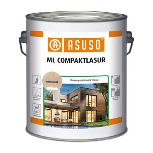 ASUSO ML Compakt Glaze, Revestimiento Elástico Resistente a la Intemperie, 2.5L, Tixotrópico, para Madera, Uso Exterior, para Exportación - Product Image 1