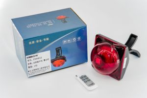 Солнечный звуковой и световой сигнальный маяк с LED-подсветкой, защита IP66, время работы 6-12 дней, перезаряжаемый, для аварийно-спасательного персонала - Product Image 4