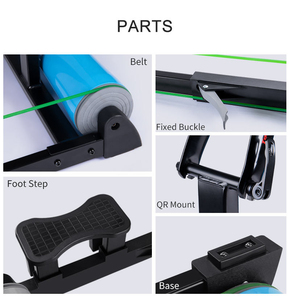 <span class=keywords><strong>Rodillo</strong></span> de bicicleta ajustable XLAN para interiores y entrenador de bicicleta portátil con pedales antideslizantes, adecuado para bicicletas de carretera y de montaña. - Product Image 3