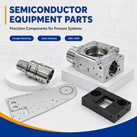 Composants d'équipement semi-conducteur usinés par CNC, usinage CNC de précision, pièces de chambre à vide personnalisées, fabricant OEM