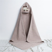 LANDUN Soft Touch 100% Cotton Embroidered Characters Hooded Baby Towel 70x70cm Baby Boys Girls 0-24 Months (2-Packs) Bathroom
