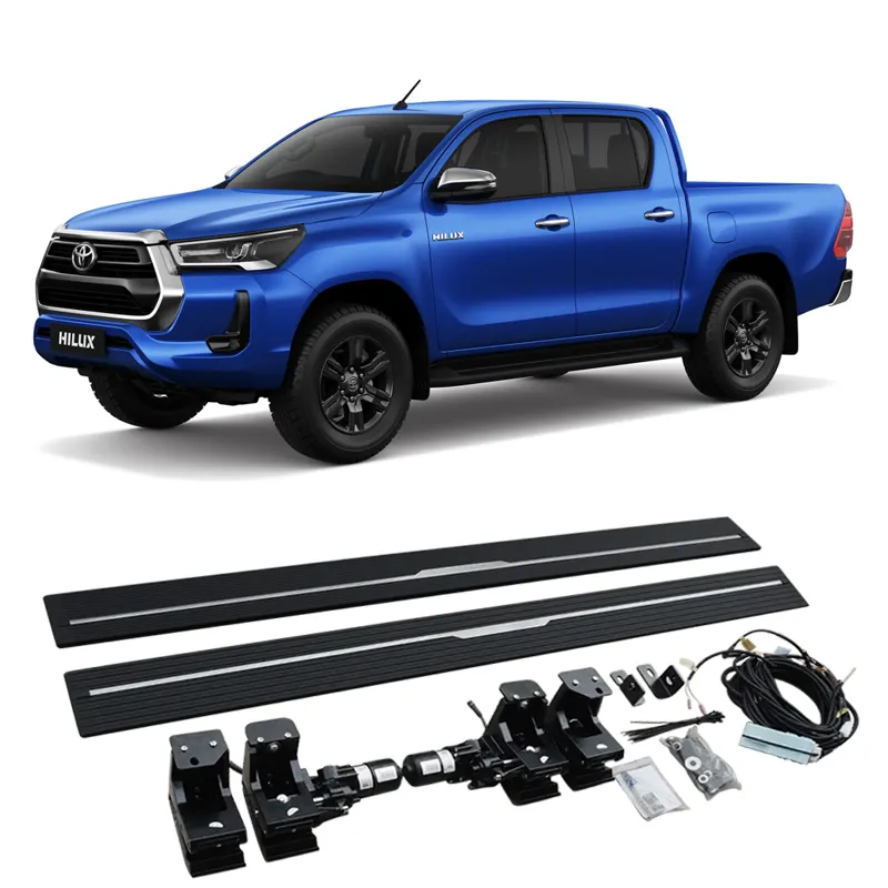 Automatische Power Side Step Treeplank Voor Hilux Revo Crew Cab 2015 + Hilux Vigo <span class=keywords><strong>2012</strong></span>