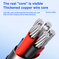 Cable USB-C de 100W 5A con Pantalla Digital, Carga Rápida, Sincronización de Datos, Trenzado, Cobre Puro, para Teléfono, Laptop, Auriculares, Banco de Energía, Uso Universal