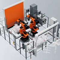 Robot de soudage à 6 axes KUKA KR8 R2100-2 Arc HW avec moteur PLC - Haute précision, charge utile de 8 kg, IP65
