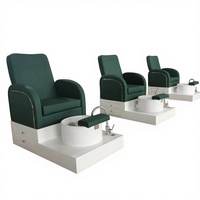 Chaise de pédicure en cuir PU pour centre de spa moderne pas cher massage des ongles spa luxe meubles de salon de manucure chaise de pédicure