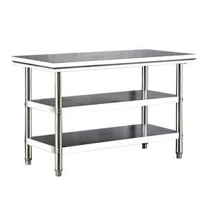 Tavolo <span class=keywords><strong>da</strong></span> <span class=keywords><strong>Lavoro</strong></span> in Acciaio Inox Resistente, <span class=keywords><strong>Banco</strong></span> <span class=keywords><strong>da</strong></span> <span class=keywords><strong>Lavoro</strong></span> Smontabile per Cucine Commerciali, Hotel, Ristoranti e Fabbriche - Product Image 3